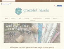 Tablet Screenshot of gracefulhandscraft.com